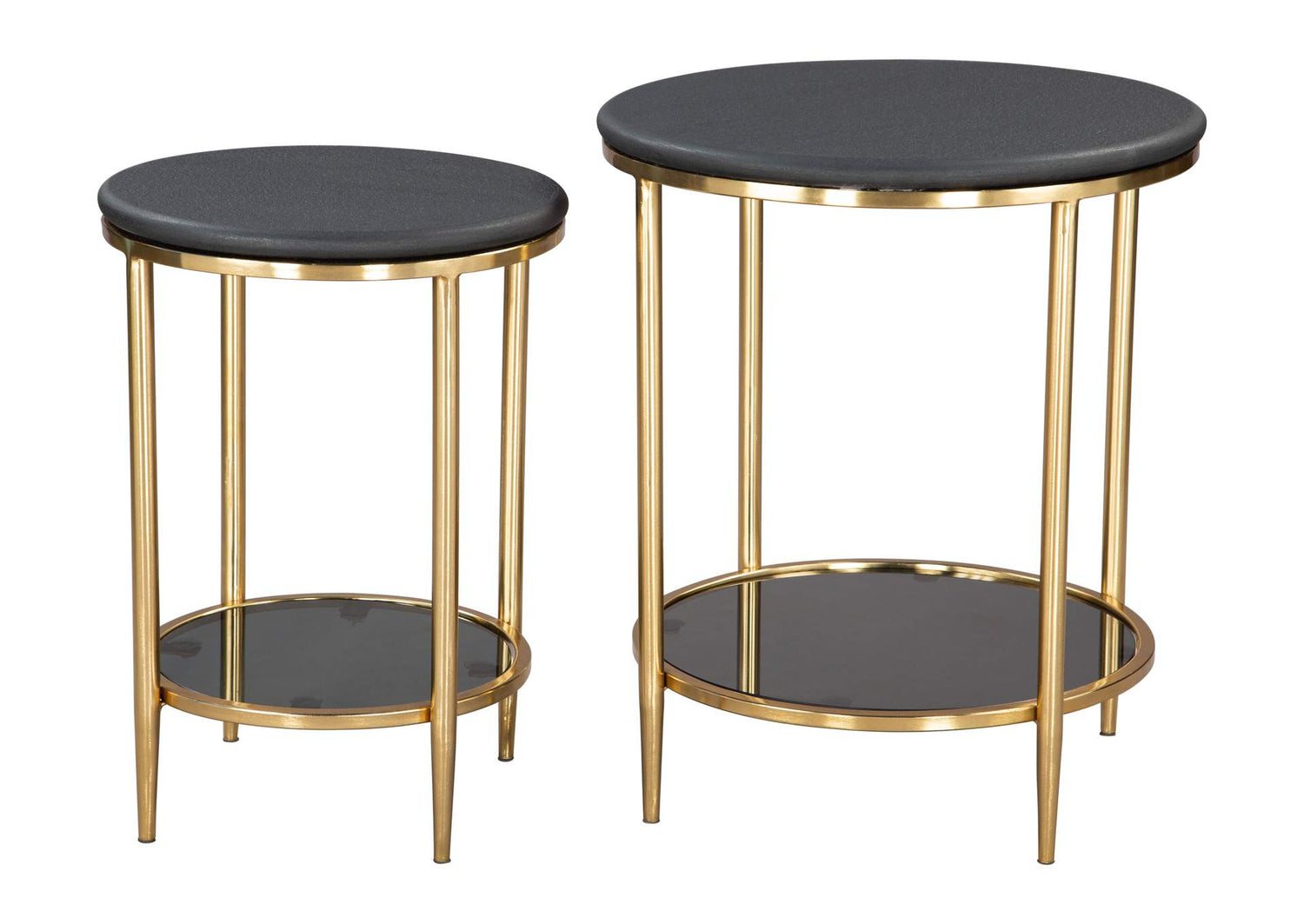 109775 Koper Coffee Table Set (2-Piece) Black