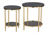 109775 Koper Coffee Table Set (2-Piece) Black