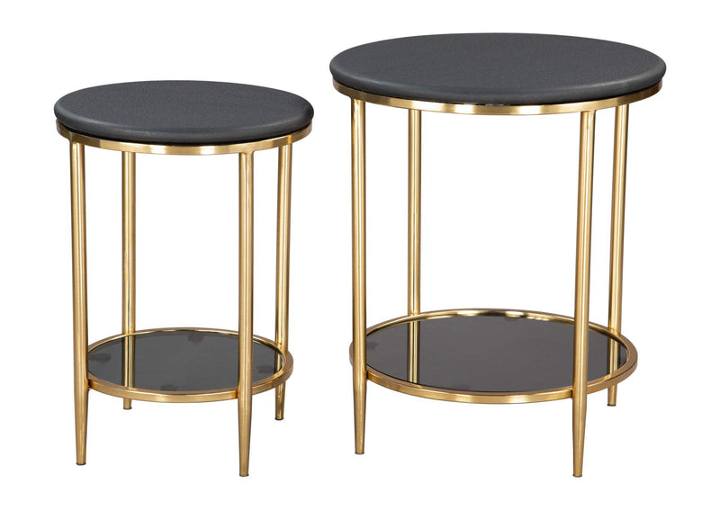 109775 Koper Coffee Table Set (2-Piece) Black