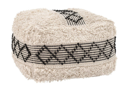 109823 Pisco Ottoman Beige & Black
