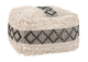 109823 Pisco Ottoman Beige & Black