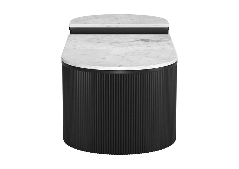 109920 Ormara Coffee Table Set (2-Piece) White & Black