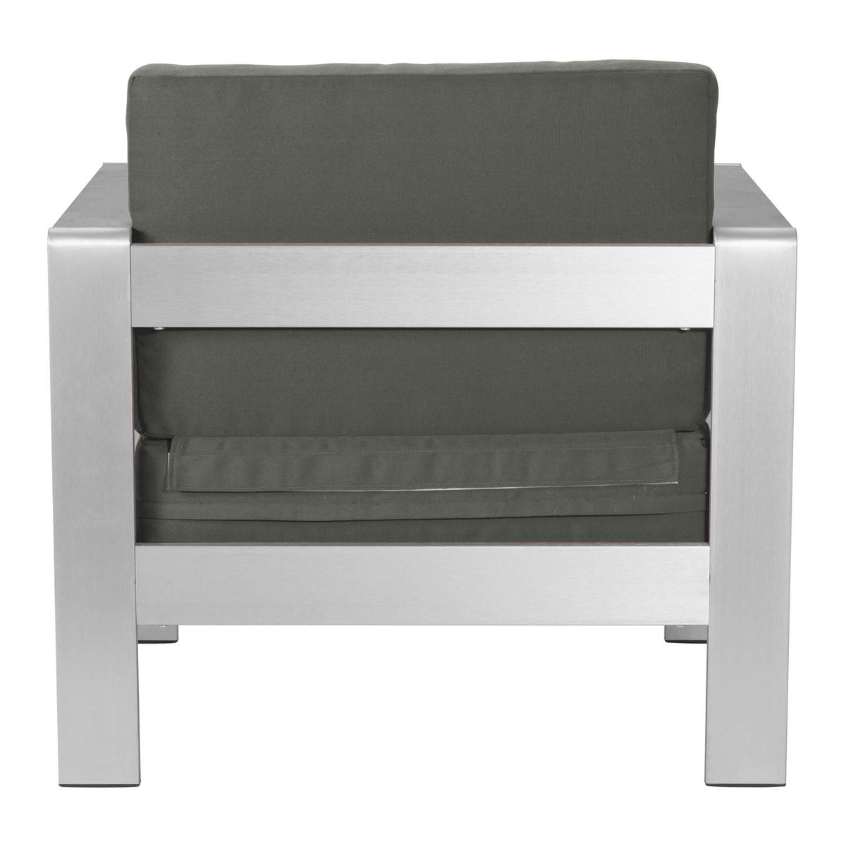 703985 Cosmopolitan Outdoor Armchair Dark Gray