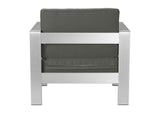 703985 Cosmopolitan Outdoor Armchair Dark Gray