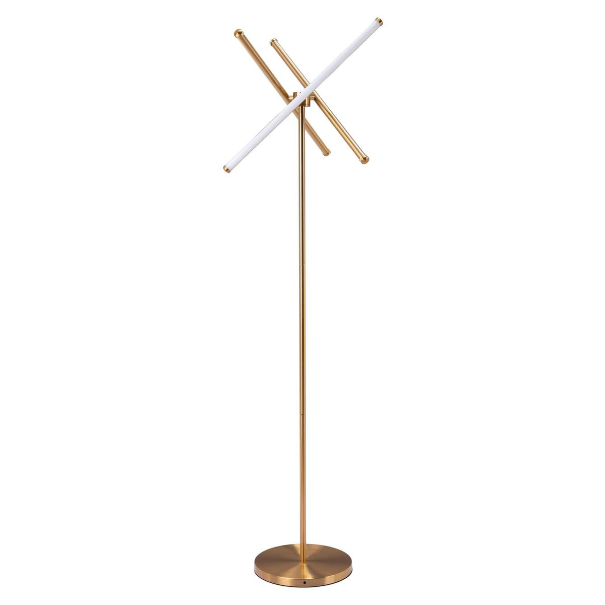56140 Garza Floor Lamp Brass
