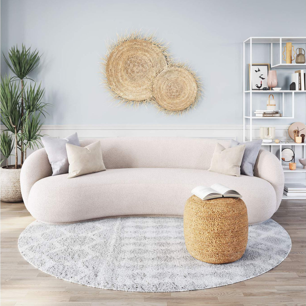 109343 Tibet Sofa Cream