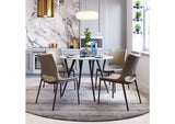 101282 Ace Dining Chair (Set Of 2) Brown & Walnut
