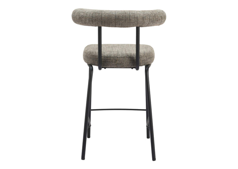 110099 Kede Counter Stool Green Tweed