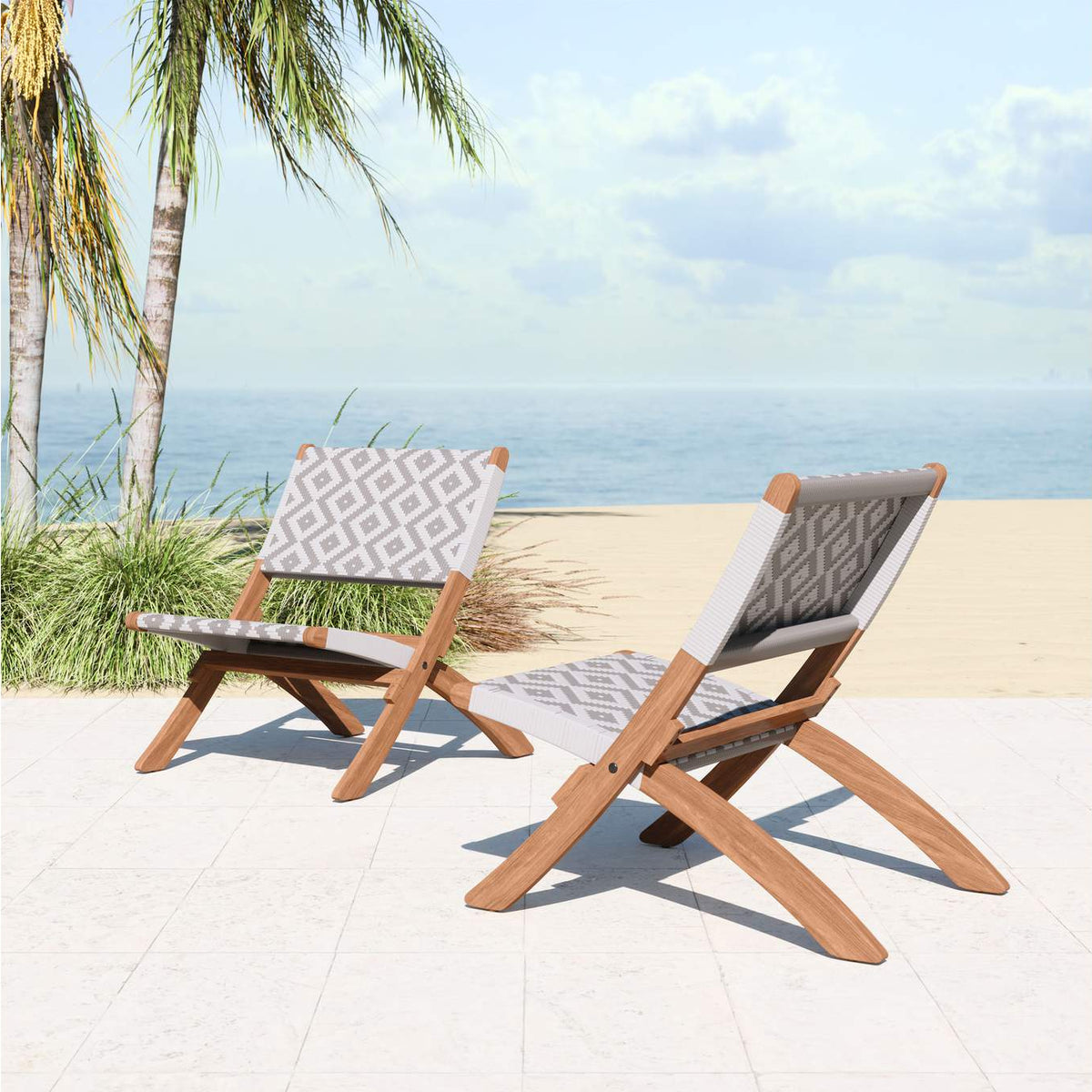 704031 Tide Outdoor Lounge Chair Multicolor