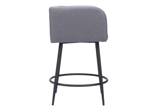 110065 Horbat Counter Stool (Set Of 2) Gray