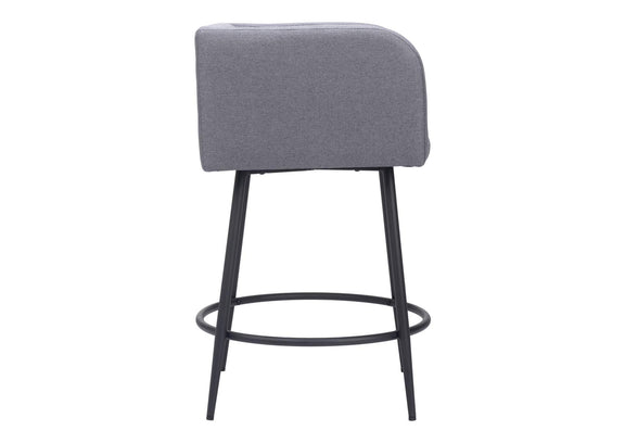 110065 Horbat Counter Stool (Set Of 2) Gray
