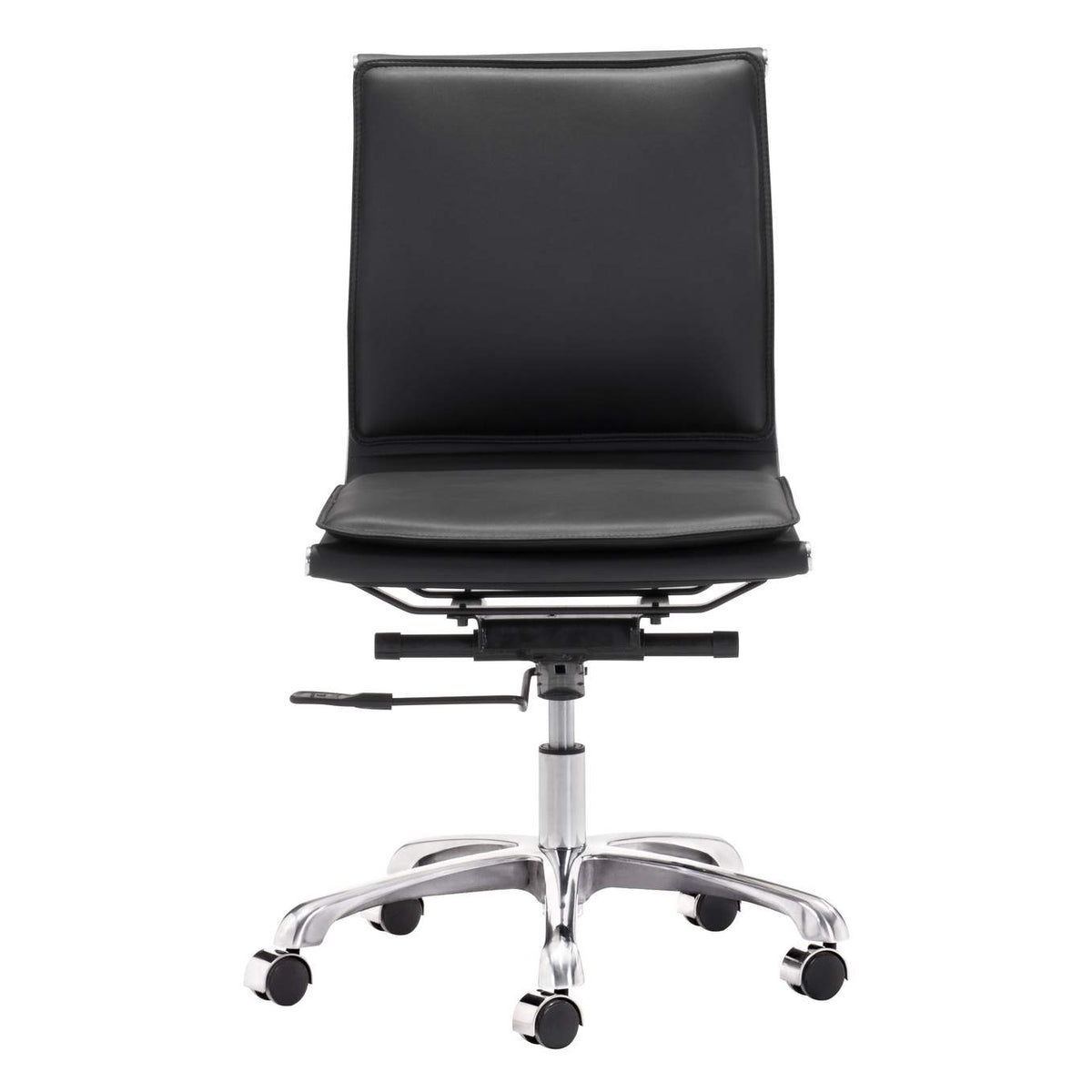 215218 Lider Plus Armless Office Chair Black