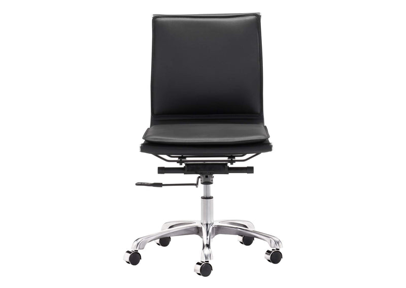 215218 Lider Plus Armless Office Chair Black