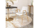 109550 Desi Dining Chair (Set Of 2) White & Gold