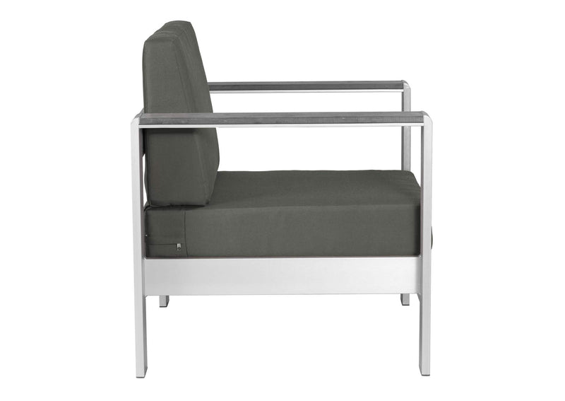 703985 Cosmopolitan Outdoor Armchair Dark Gray