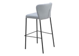 109783 Linz Barstool (Set Of 2) Gray