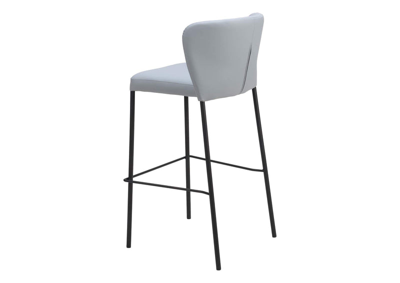 109783 Linz Barstool (Set Of 2) Gray