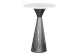 109363 Tim Side Table White & Black