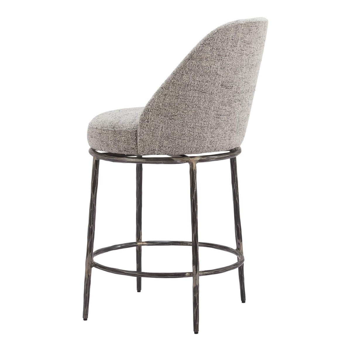 110274 Nordhavn Swivel Counter Stool Gray