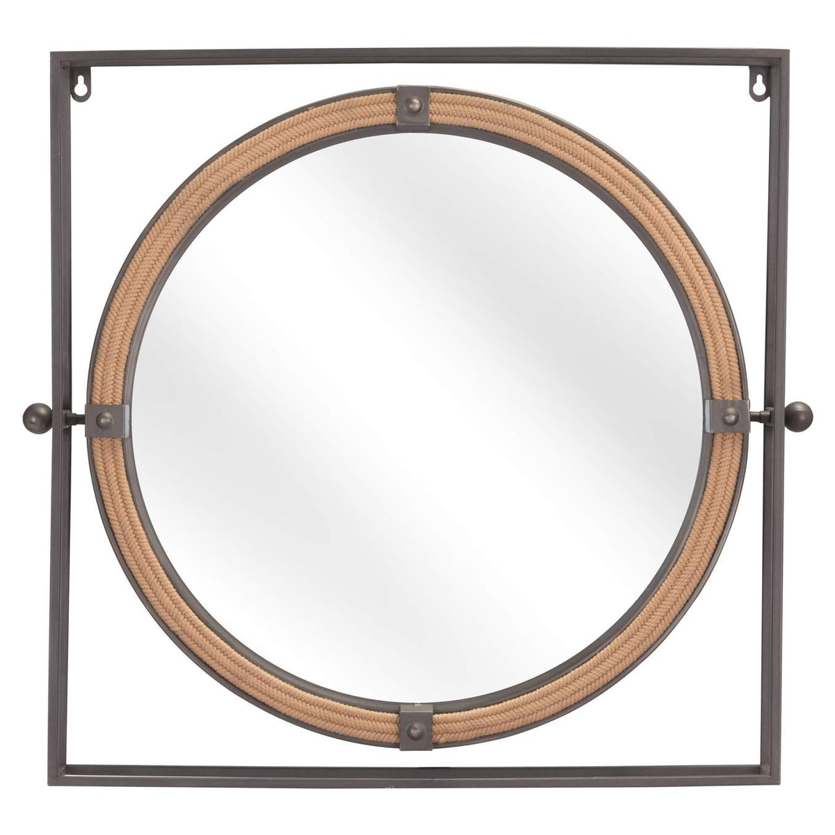 A12222 Capell Mirror Antique Gray