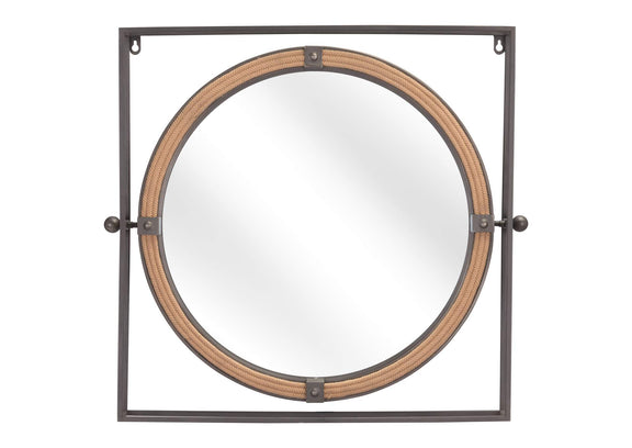 A12222 Capell Mirror Antique Gray