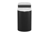 109919 Ormara Side Table Set (2-Piece) White & Black