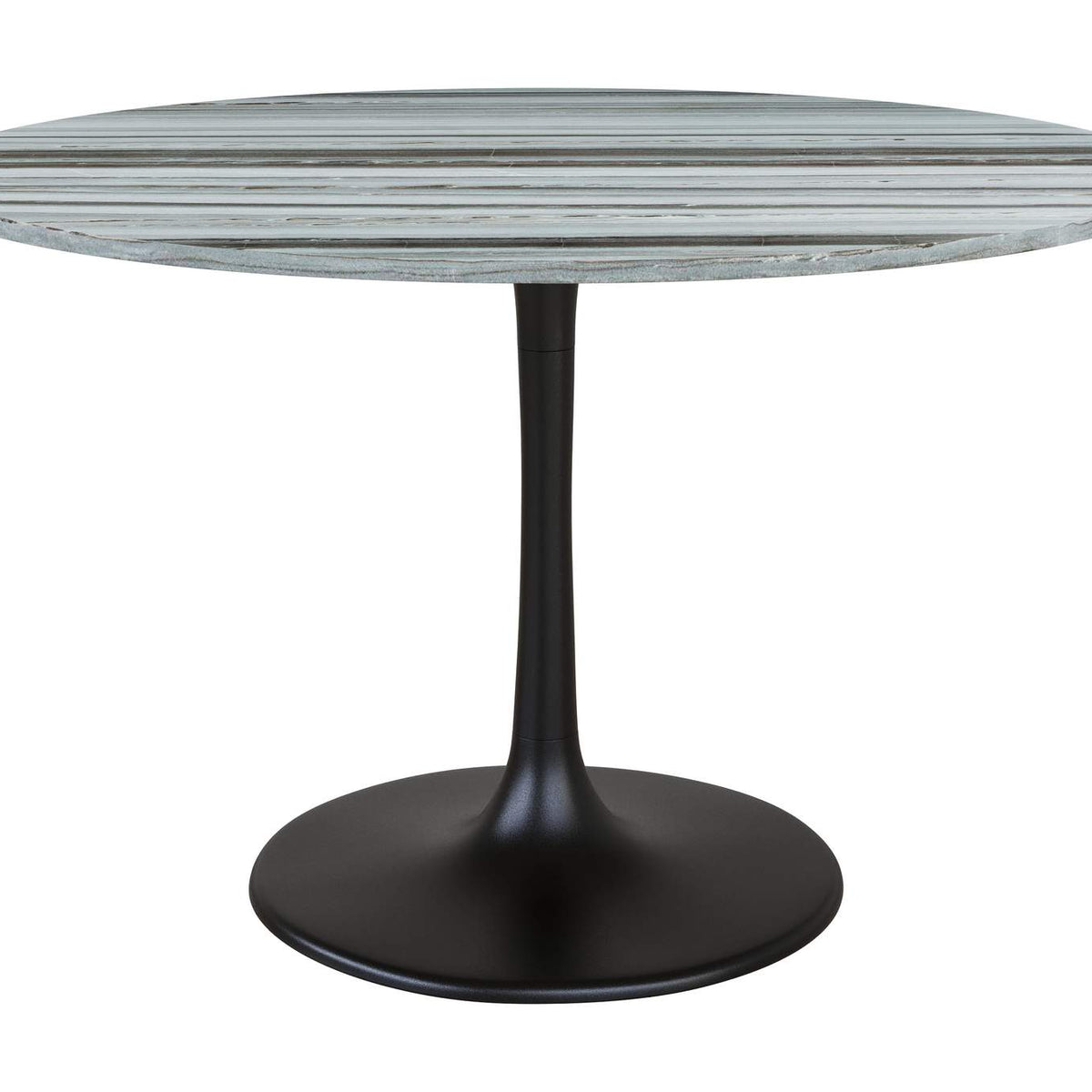 109447 Central City Dining Table Gray & Black