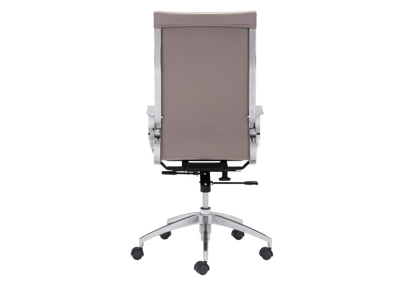 100373 Glider High Back Office Chair Taupe