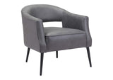 109052 Berkeley Accent Chair Vintage Gray
