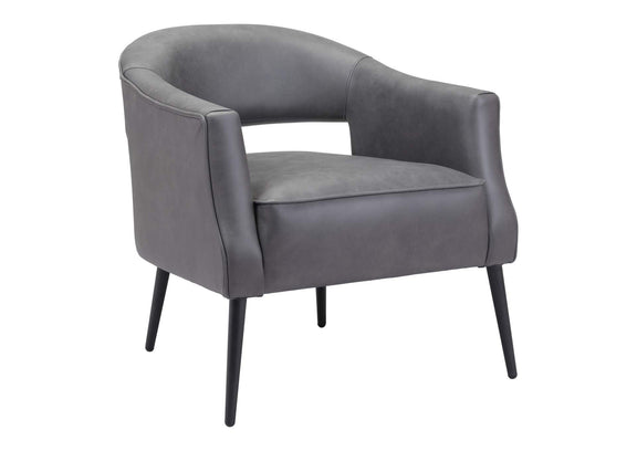 109052 Berkeley Accent Chair Vintage Gray