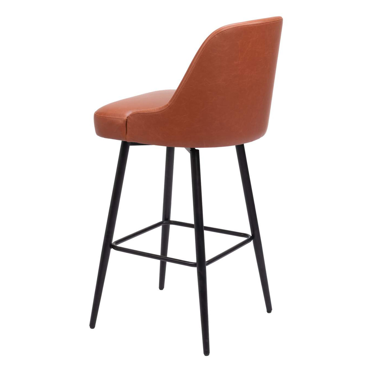 109974 Keppel Swivel Barstool Brown