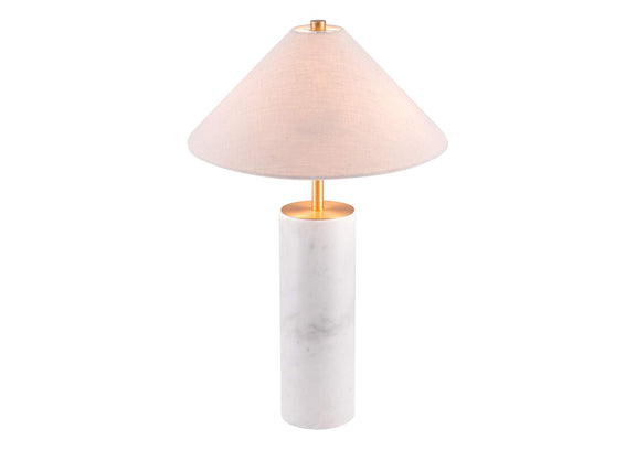 56100 Ciara Table Lamp Beige & White