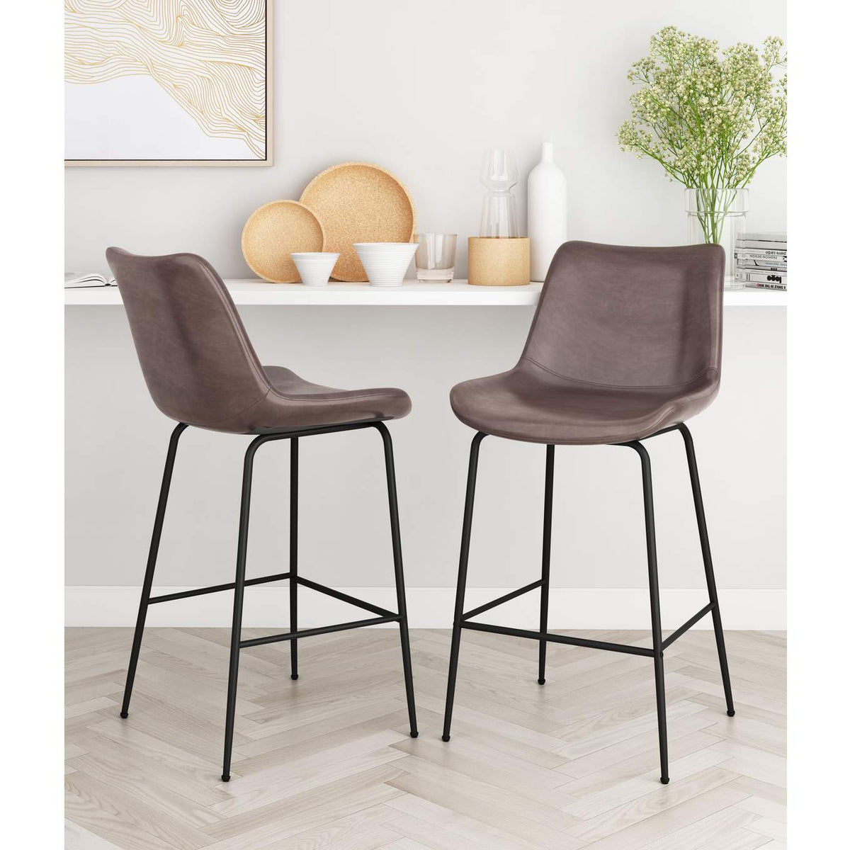 101774 Byron Counter Stool Brown