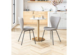 109659 Thibideaux Dining Chair (Set Of 2) Light Gray