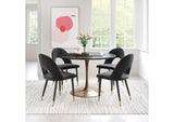 109873 Menlo Dining Chair (Set Of 2) Black