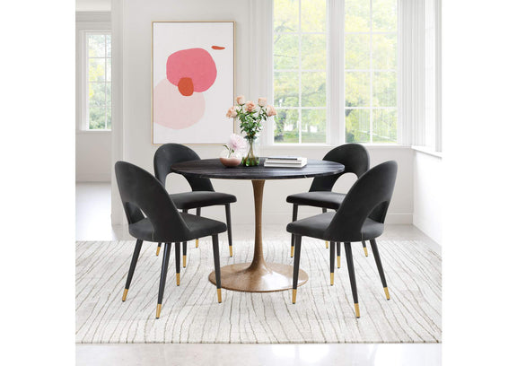 109873 Menlo Dining Chair (Set Of 2) Black