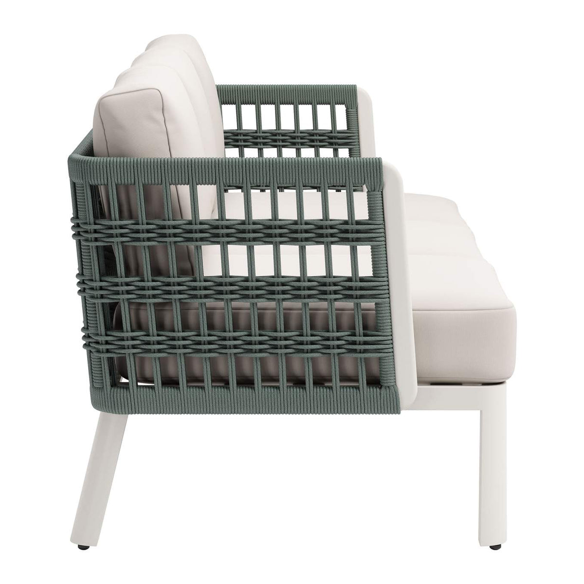 704045 Bridgehampton Outdoor Sofa White