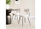 109738 Blanca Dining Chair (Set Of 2) Ivory