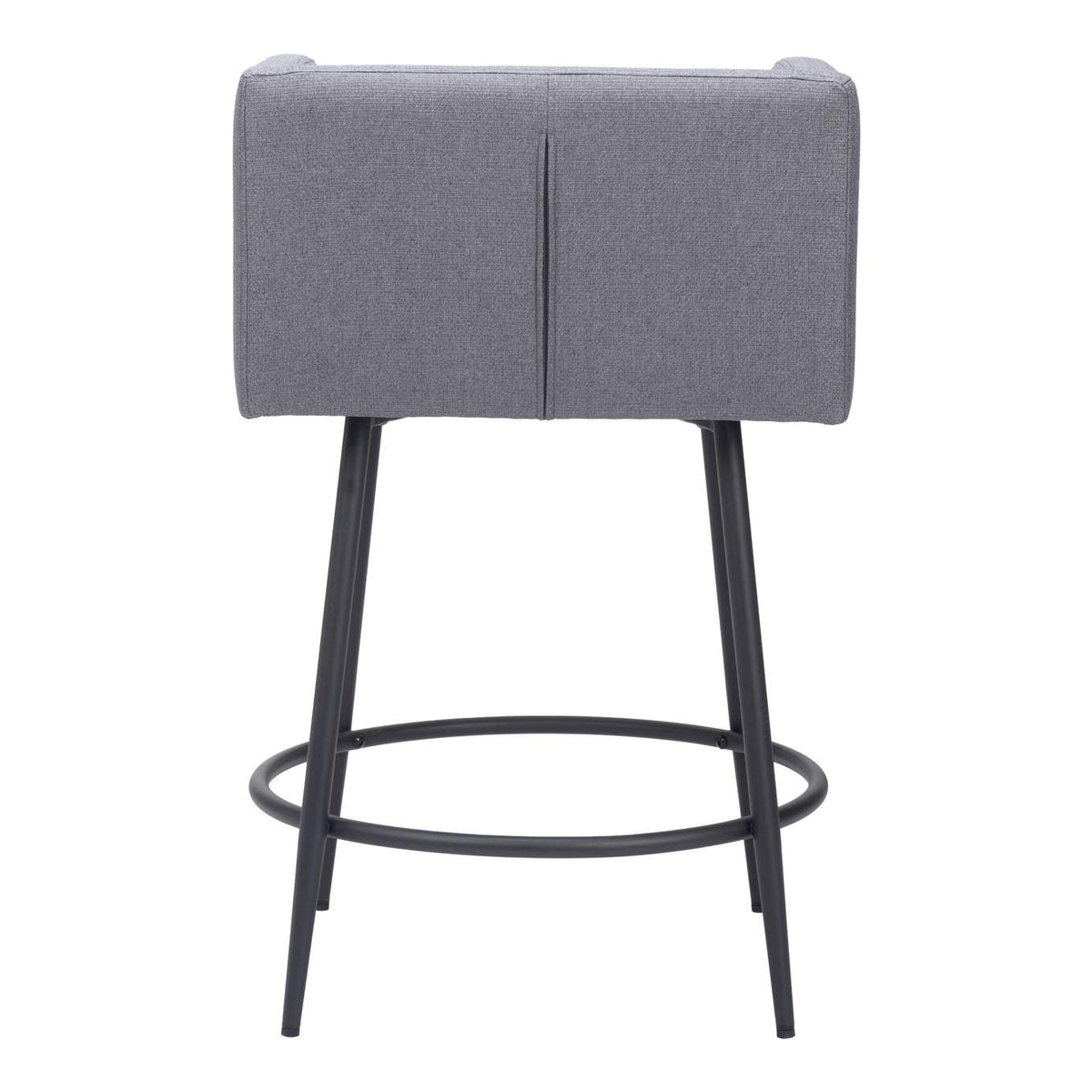 110065 Horbat Counter Stool (Set Of 2) Gray