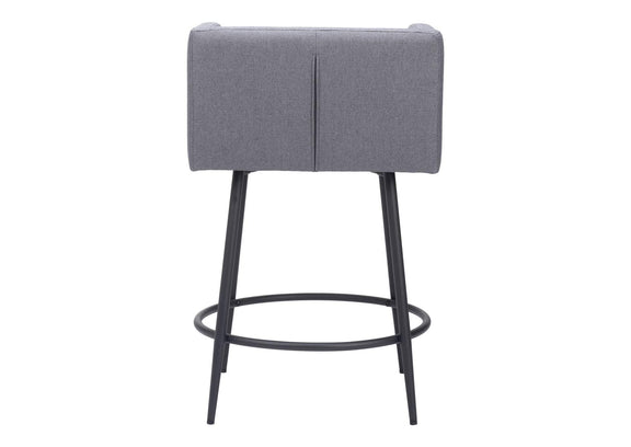 110065 Horbat Counter Stool (Set Of 2) Gray