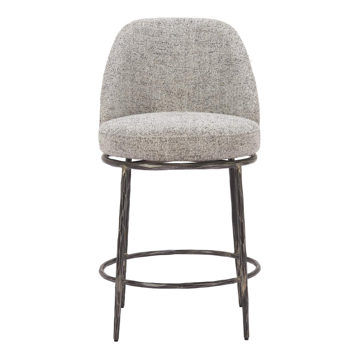 110274 Nordhavn Swivel Counter Stool Gray