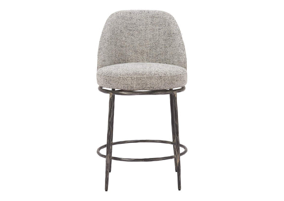 110274 Nordhavn Swivel Counter Stool Gray