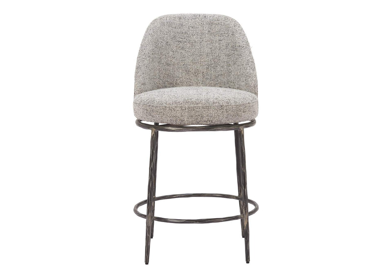 110274 Nordhavn Swivel Counter Stool Gray
