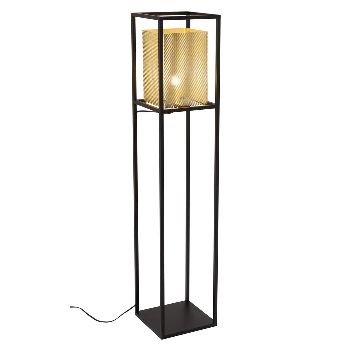 56130 Yves Floor Lamp Gold & Black