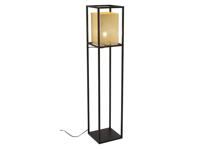 56130 Yves Floor Lamp Gold & Black