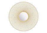A12214 Glow Round Mirror Gold