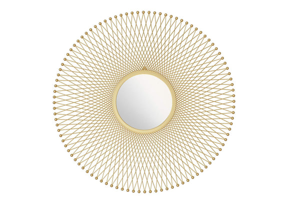A12214 Glow Round Mirror Gold