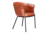 110176 Garston Dining Chair Brown