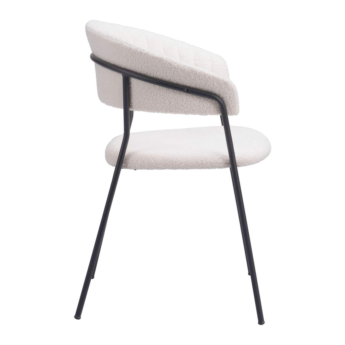 109669 Josephine Dining Chair (Set Of 2) Cream