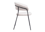 109669 Josephine Dining Chair (Set Of 2) Cream
